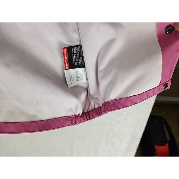 Didriksons Galon Waterproof Rain Jacket Pink Kids Size 100 or 4T - Picture 10 of 16